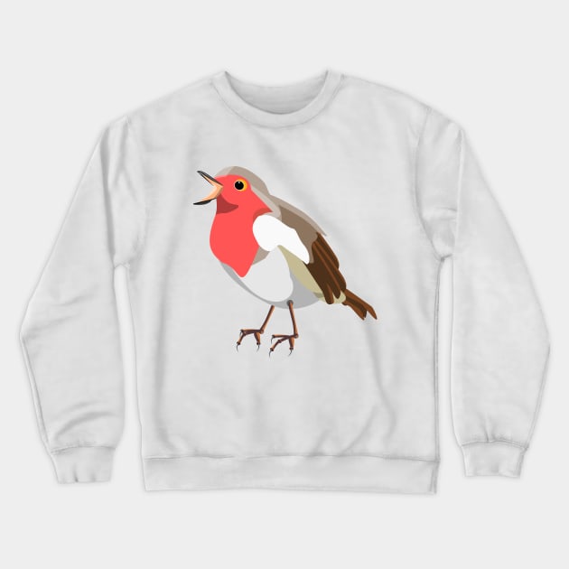 Red Robin Crewneck Sweatshirt by mailboxdisco